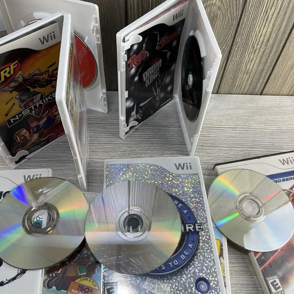 Nintendo Wii Games, Lot Of 9 Games. All Tested Working